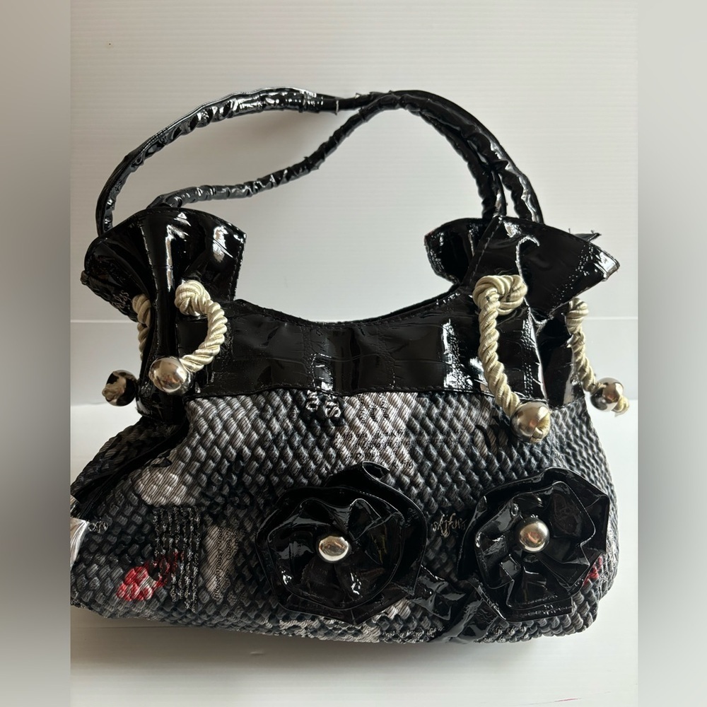 Y2K Floral Shoulder Bag